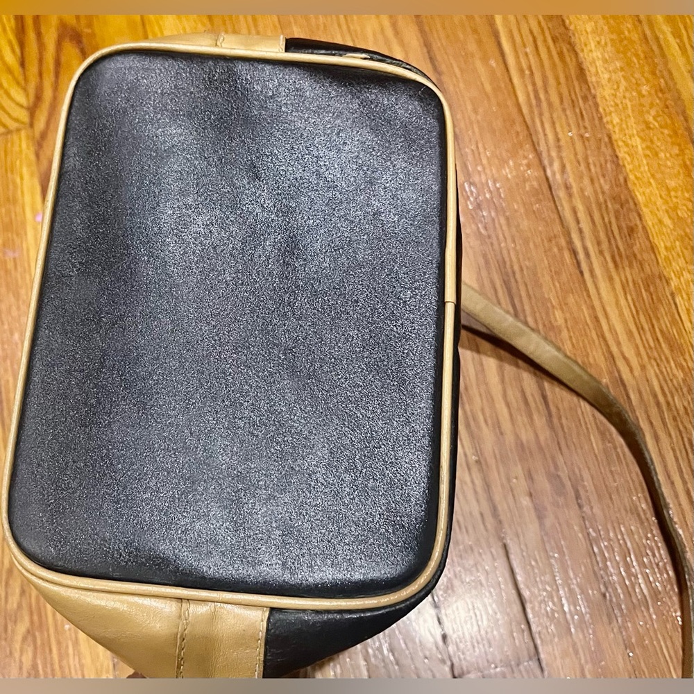 Yves Saint Laurent Black and Tan Crossbody Bag - Picture 9 of 13
